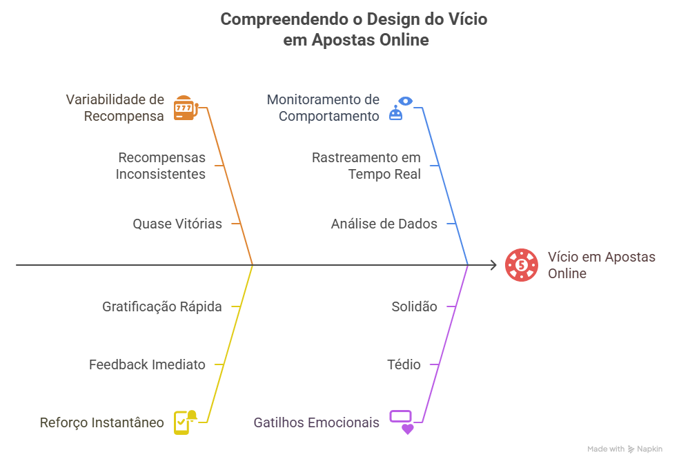 Compreendendo o Design Algorítmico do Vício em Apostas Online